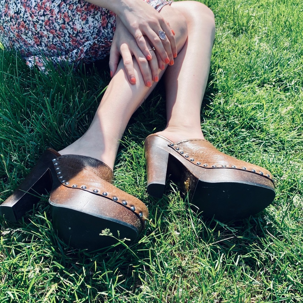 Prada Platform Mules